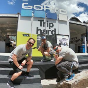 GoPro employees wearing t-shirts printed by Merch Monster
